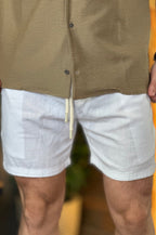 Short Linho Branco Ankor