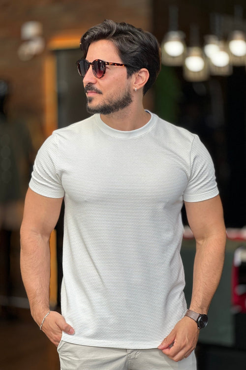 Camiseta Texturizada Branca Docthos