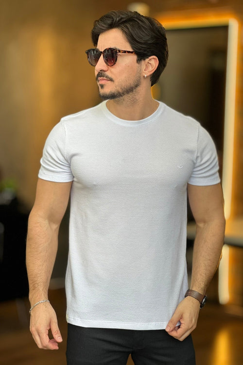 Camiseta Texturizada Branca Docthos