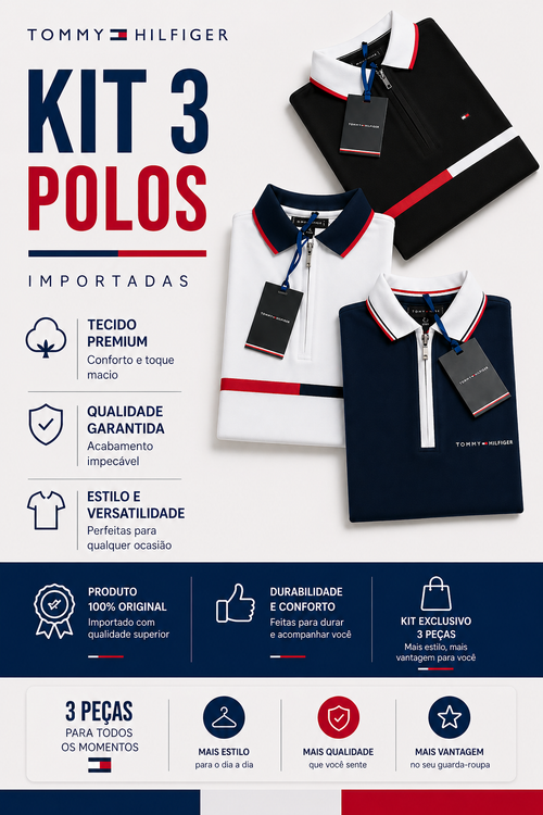 Camisa Polo TH (importada)