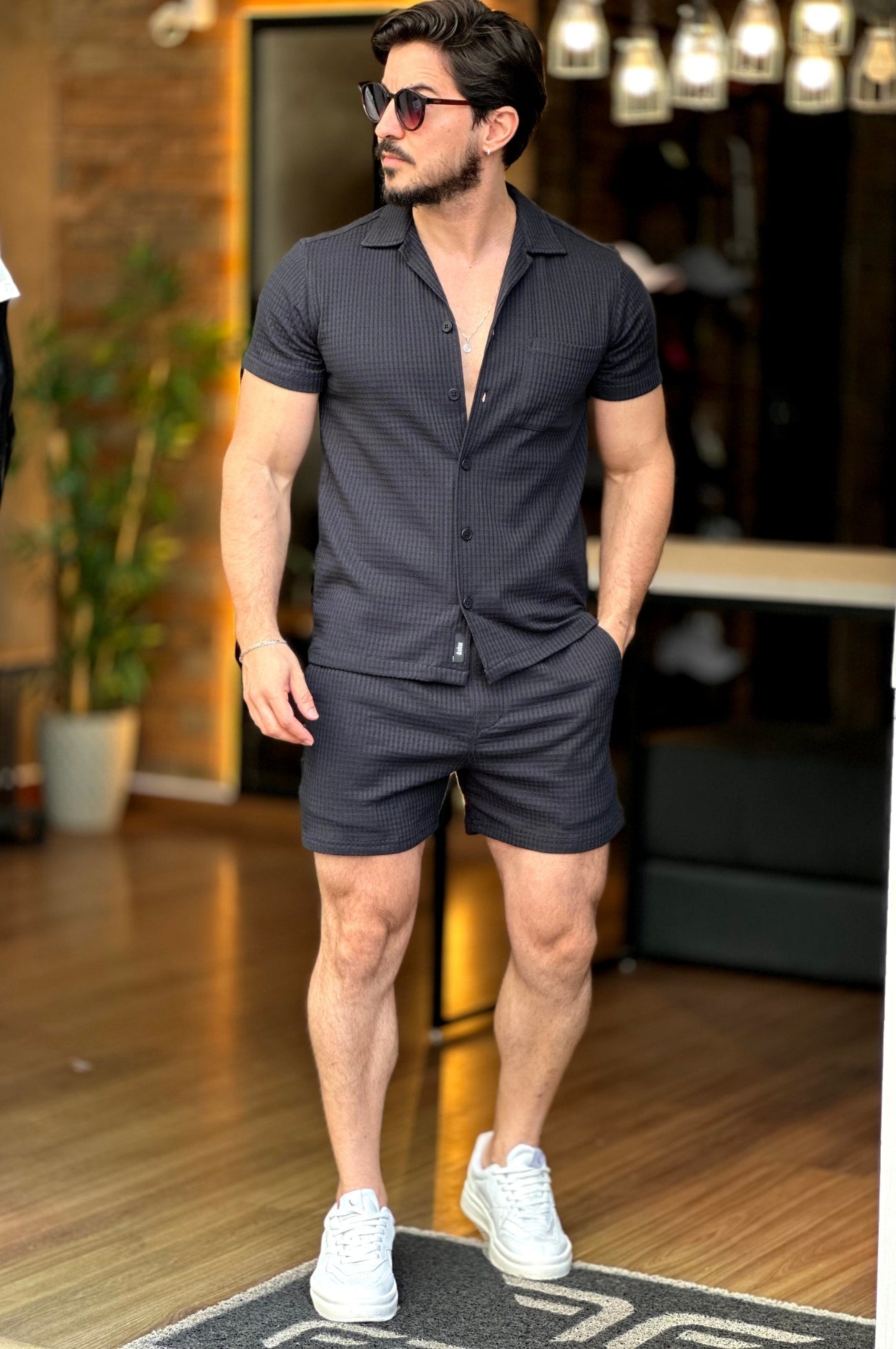 Conjunto Waffle Texturizado